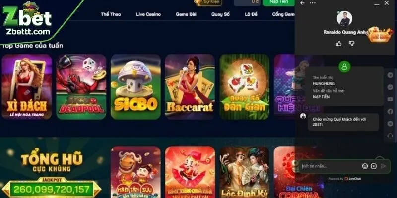 Đánh giá ZBET về kho game hấp dẫn