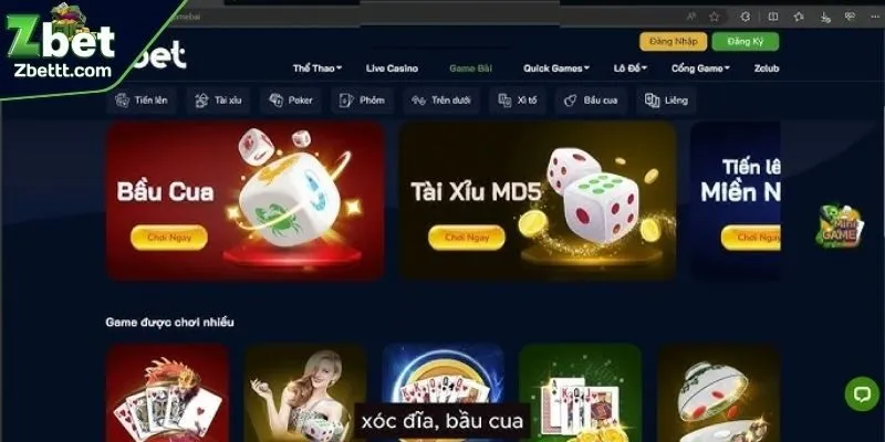 Kho game đa dạng thoải mái khám phá